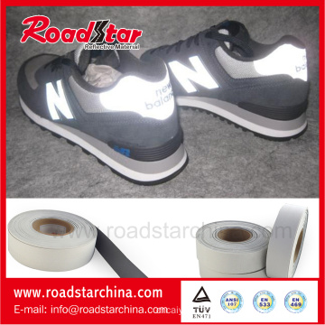 0.8mm thickness Reflective leather for shoes material